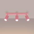 Brilagi - Točkovno svetilo CRESTO 3xGU10/10W/230V roza