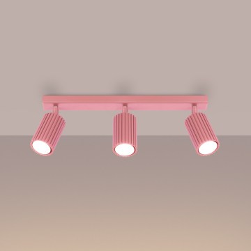 Brilagi - Točkovno svetilo CRESTO 3xGU10/10W/230V roza