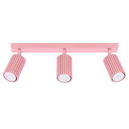 Brilagi - Točkovno svetilo CRESTO 3xGU10/10W/230V roza