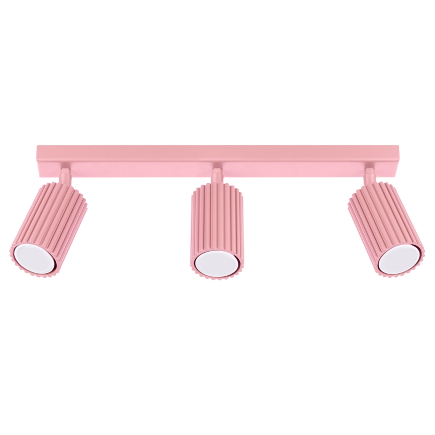 Brilagi - Točkovno svetilo CRESTO 3xGU10/10W/230V roza
