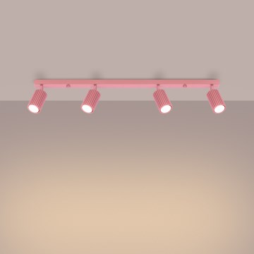 Brilagi - Točkovno svetilo CRESTO 4xGU10/10W/230V roza