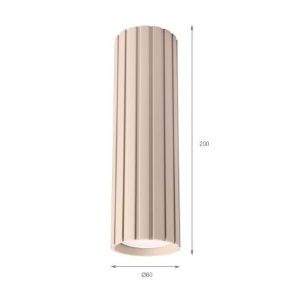 Brilagi - Točkovno svetilo CRISPINA 1xGU10/10W/230V 20 cm bež