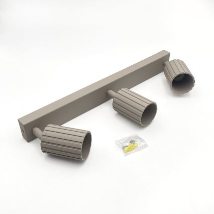 Brilagi - Točkovno svetilo CRISPINA 3xGU10/10W/230V bež