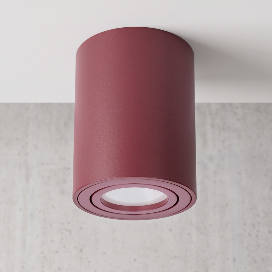 BRILAGI - Točkovno svetilo MIA 1xGU10/30W/230V 100x80 mm bordo