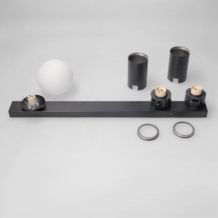 Brilagi - Točkovno svetilo SELE BALL 2xGU10/30W/230V + 1xG9/10W črna