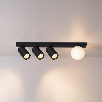 Brilagi - Točkovno svetilo SELE BALL 3xGU10/30W/230V + 1xG9/10W črno