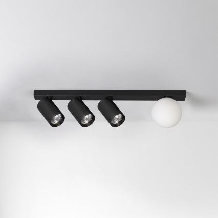 Brilagi - Točkovno svetilo SELE BALL 3xGU10/30W/230V + 1xG9/10W črno