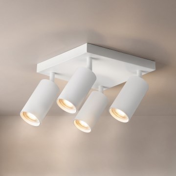 Brilagi - Točkovno svetilo SELE SQUARE 4xGU10/30W/230V bela