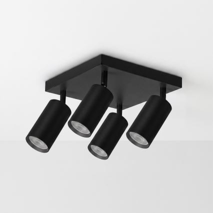 Brilagi - Točkovno svetilo SELE SQUARE 4xGU10/30W/230V črno