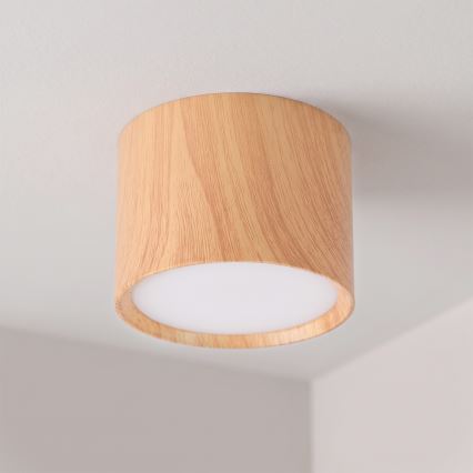 BRILAGI - Točkovno svetilo SMOOTH 1xGX53/15W/230V 60x82 mm dekor hrasta