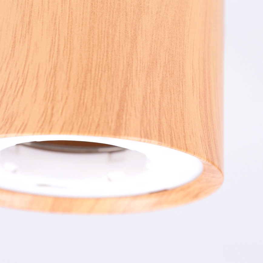 BRILAGI - Točkovno svetilo SMOOTH 1xGX53/15W/230V 60x82 mm dekor hrasta