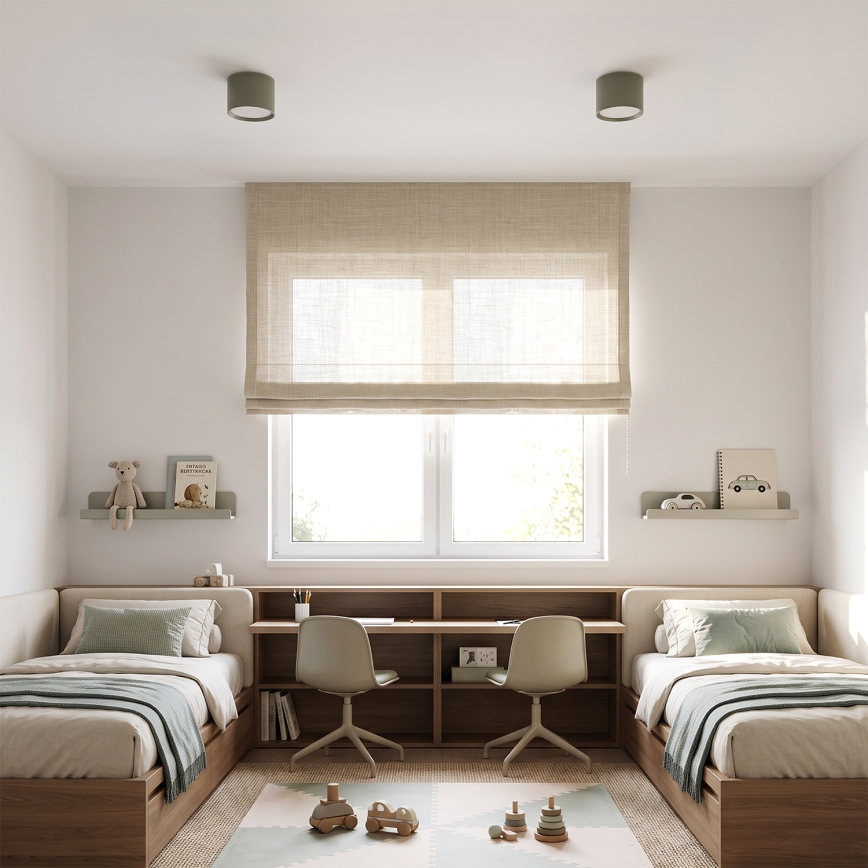 BRILAGI - Točkovno svetilo SMOOTH 1xGX53/15W/230V 60x82 mm temno zeleno