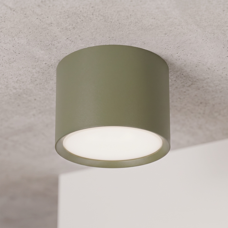 BRILAGI - Točkovno svetilo SMOOTH 1xGX53/15W/230V 60x82 mm temno zeleno
