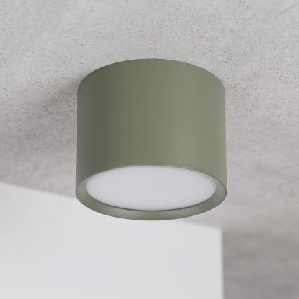 BRILAGI - Točkovno svetilo SMOOTH 1xGX53/15W/230V 60x82 mm temno zeleno