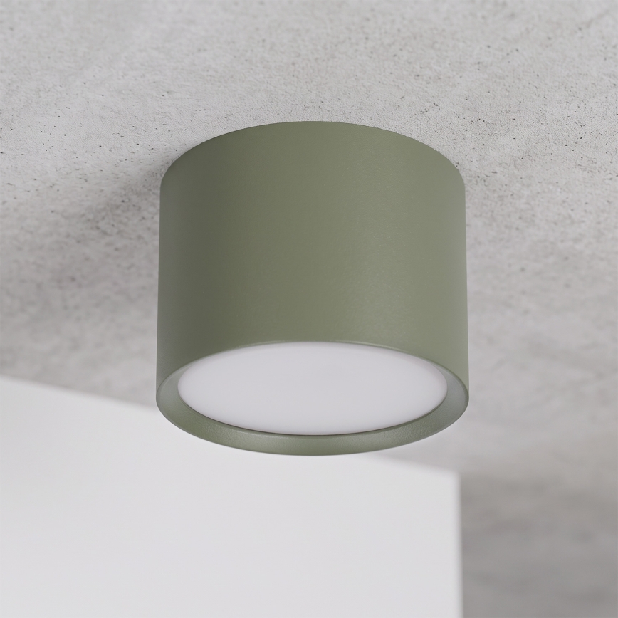 BRILAGI - Točkovno svetilo SMOOTH 1xGX53/15W/230V 60x82 mm temno zeleno