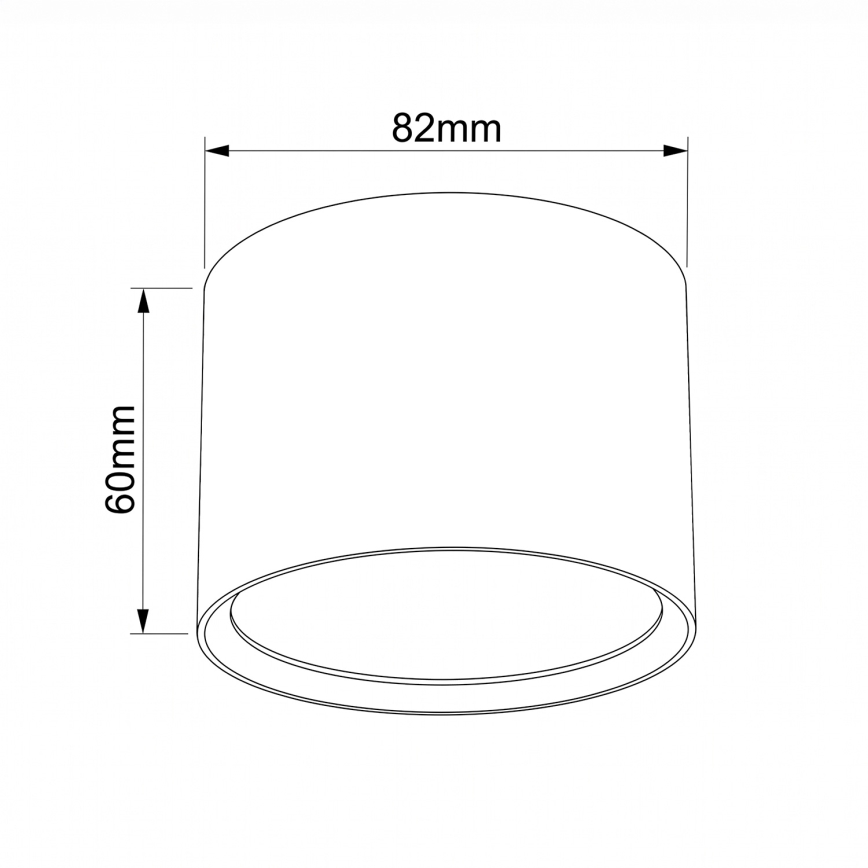 BRILAGI - Točkovno svetilo SMOOTH 1xGX53/15W/230V 60x82 mm temno zeleno