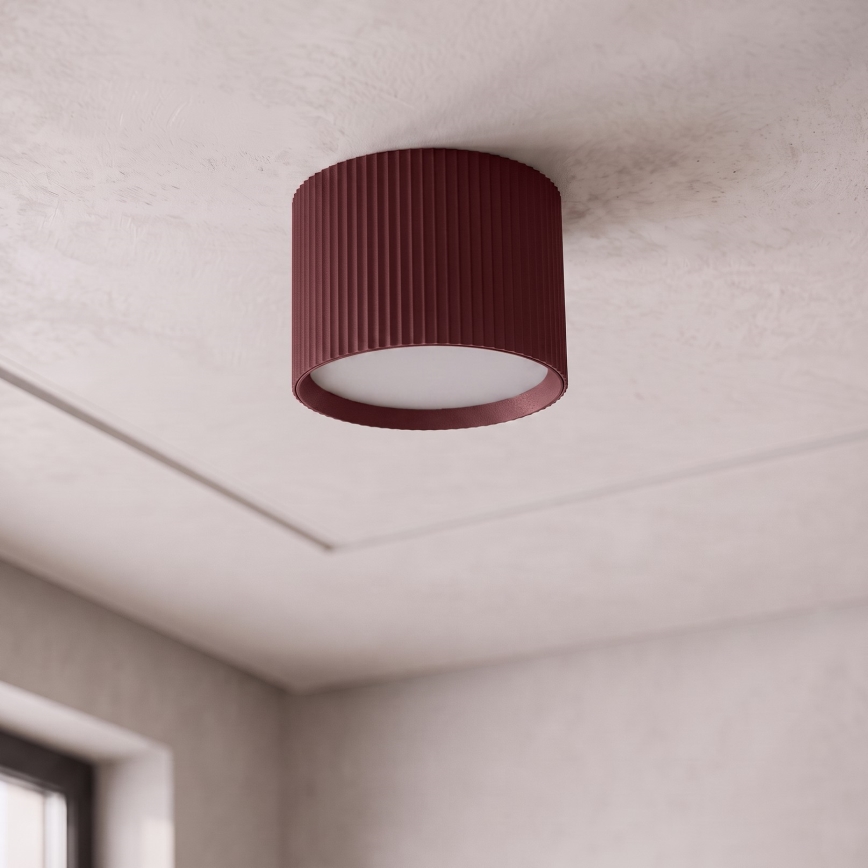 BRILAGI - Točkovno svetilo STRIPY 1xGX53/15W/230V 60x82 mm bordo