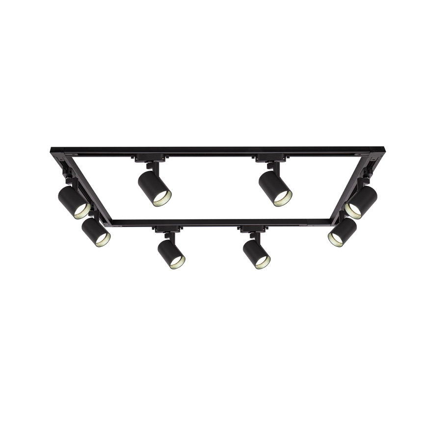 Brilagi - Točkovno svetilo za lištni sistem HUSKY 8xGU10/10W/230V črna