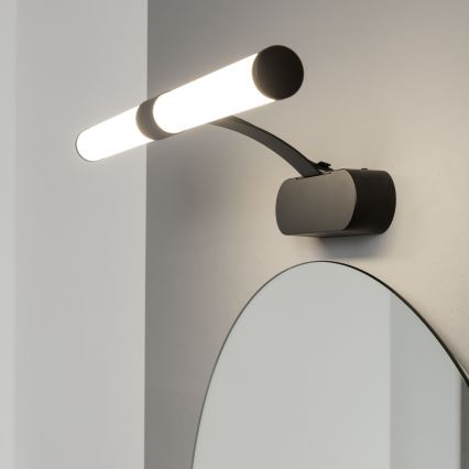 Brilagi - LED kopalniška osvetlitev za ogledalo 2v1 TUBEO LED/6W/230V 40 cm IP44 črna
