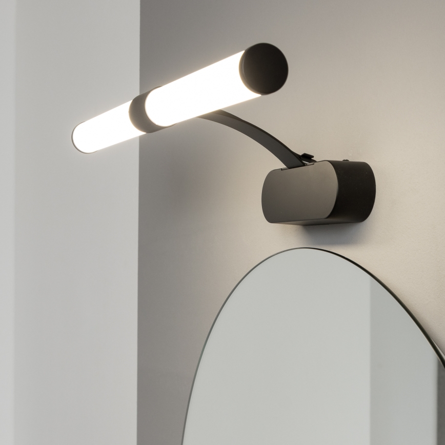 Brilagi - LED kopalniška osvetlitev za ogledalo 2v1 TUBEO LED/6W/230V 40 cm IP44 črna