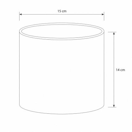 Brilagi - Univerzalen abažur BOBO E27, premer 15 cm, bela/zelena/džungla