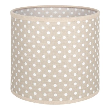 Brilagi - Univerzalen abažur BOBO E27 premer 15 cm bež/pikice
