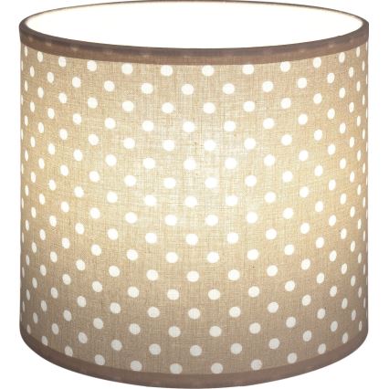 Brilagi - Univerzalen abažur BOBO E27 premer 15 cm bež/pikice