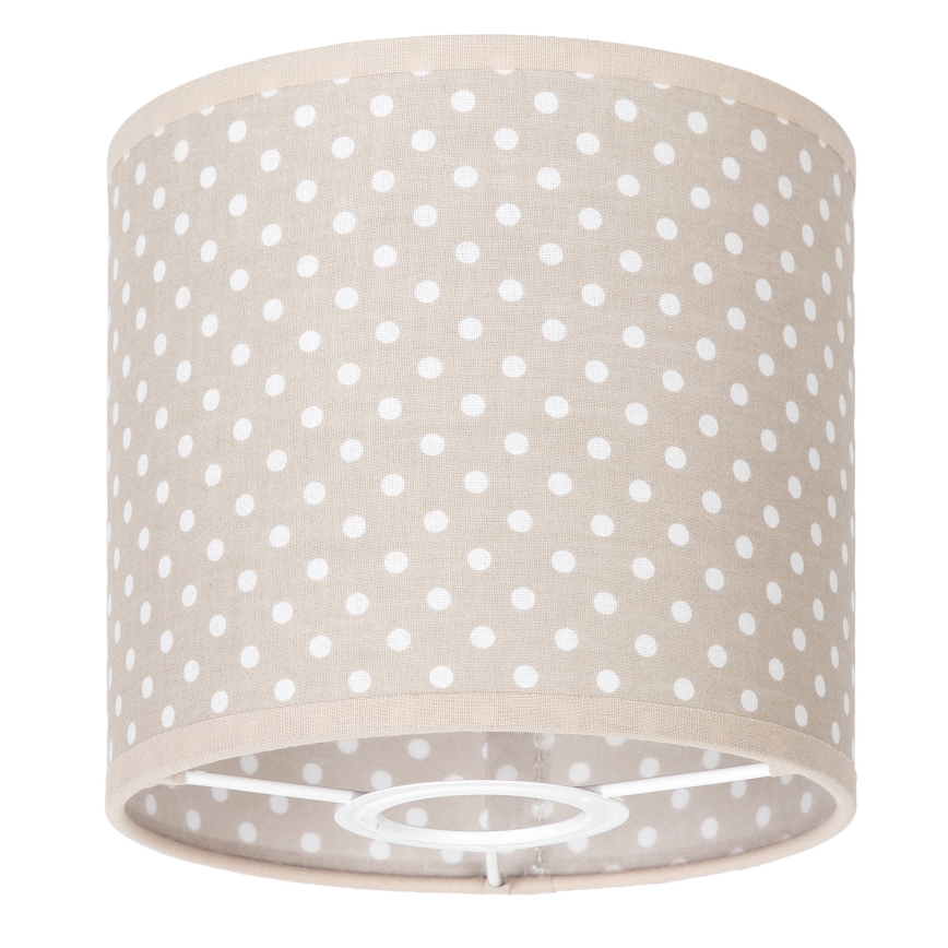 BRILAGI - Univerzalen abažur BOBO E27 premer 15 cm bež/pikice