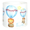 Brilagi - Univerzalni abažur BOBO E27 premer 15 cm bel/živali