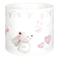 Brilagi - Univerzalni abažur BOBO E27, premer 15 cm, krem/zajčki