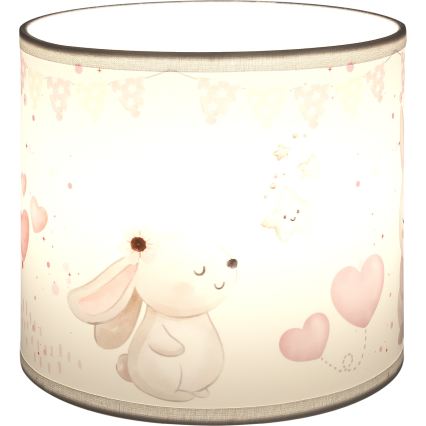 Brilagi - Univerzalni abažur BOBO E27, premer 15 cm, krem/zajčki