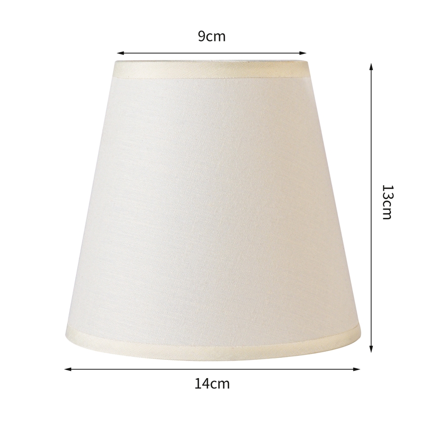 Brilagi - Univerzalni senčnik NUBILA E27 13x9 cm krem barva