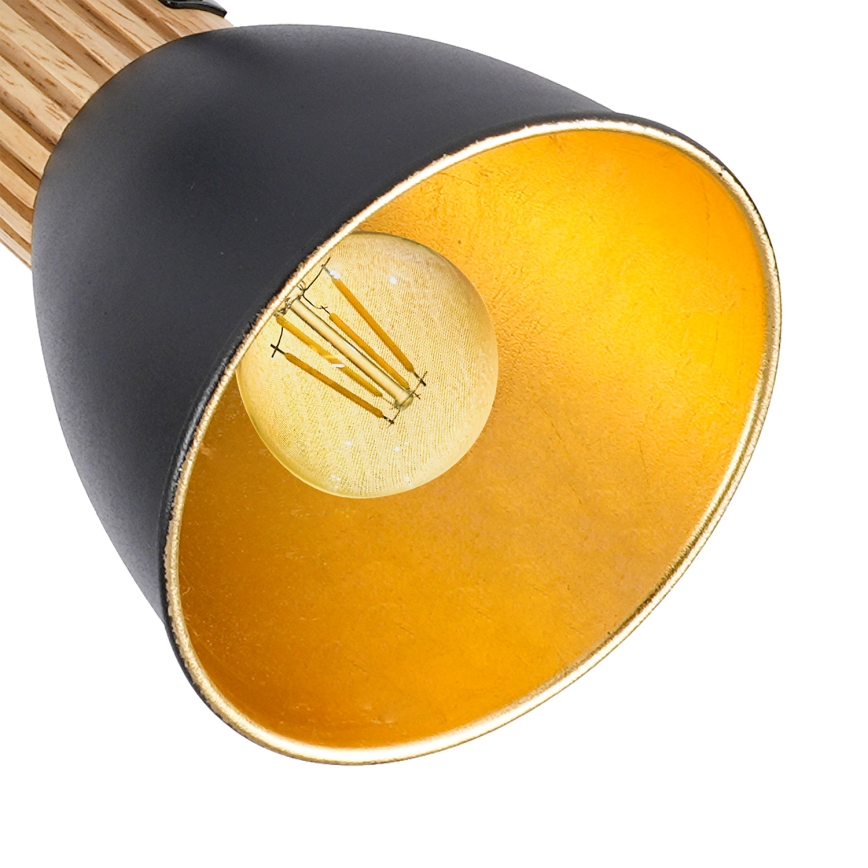 Brilagi - Usmerjeno svetilo ODENSE 2xE14/10W/230V les/črna