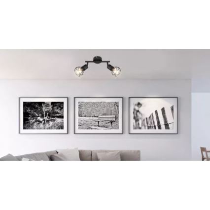 Brilagi - Usmerno svetilo CAGE 2xE14/40W/230V