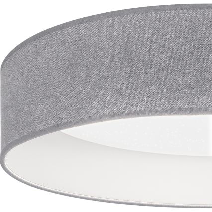 Brilagi - LED zatemnjiva stropna svetilka VELVET SMARTIX STARS LED/36W/230V 3000-6000K premer 55 cm siva Wi-Fi Tuya Beacon + daljinski upravljalnik