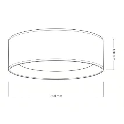 Brilagi - LED zatemnjiva stropna svetilka VELVET SMARTIX STARS LED/36W/230V 3000-6000K premer 55 cm siva Wi-Fi Tuya Beacon + daljinski upravljalnik