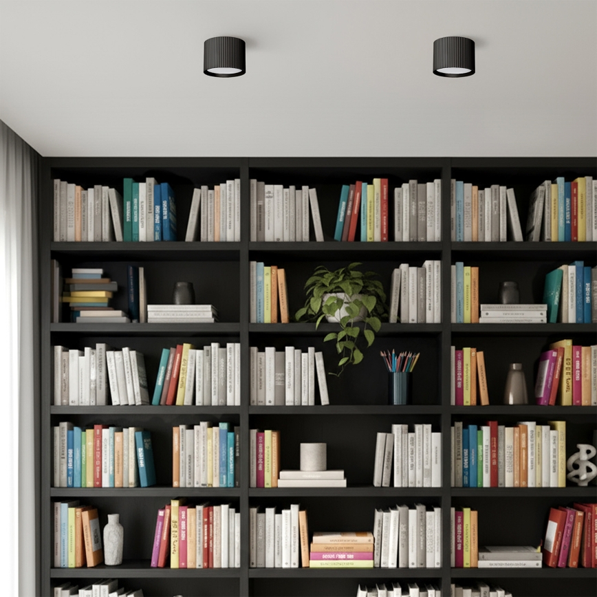 Brilagi - LED RGB+CCT zatemnljivo točkovno svetilo STRIPY 1xGX53/14W/230V 2700-6500K Wi-Fi Tuya črna