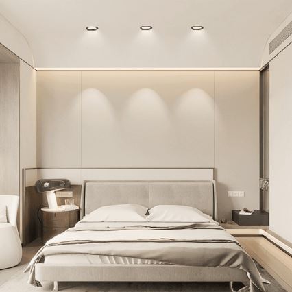 Brilagi - vgradna stropna LED svetilka za kopalnico LED/4,8W/230V 6000K črna IP65