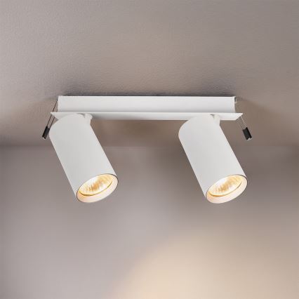 Brilagi - Vgradna stropna svetilka SELE 2xGU10/30W/230V bela