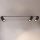 Brilagi - vgradna stropna svetilka SELE 3xGU10/30W/230V črna