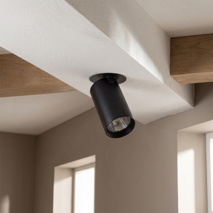 Brilagi - Vgradno stropno svetilo SELE 1xGU10/30W/230V črno