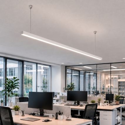 Brilagi - LED viseča svetilka FULLDAY LED/30/40/50W/230V 2700/4000/6000K 150 cm bela