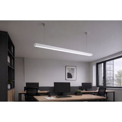 Brilagi - LED viseča svetilka FULLDAY LED/30/40/50W/230V 2700/4000/6000K 150 cm bela