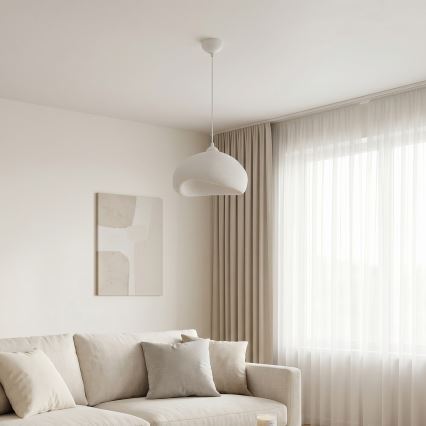 Brilagi - Viseča svetilka na kabel WABI SABI 1xE27/40W/230V Ø 32 cm bela