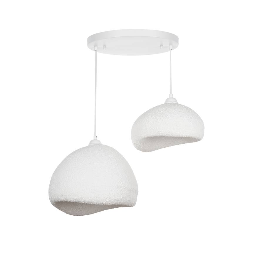 Brilagi - Viseča svetilka na kabel WABI SABI 2xE27/40W/230V premer 70 cm bela