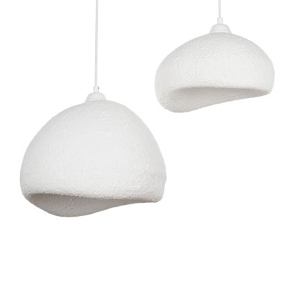 Brilagi - Viseča svetilka na kabel WABI SABI 2xE27/40W/230V premer 70 cm bela
