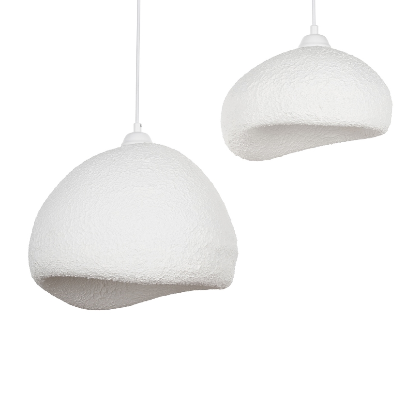 Brilagi - Viseča svetilka na kabel WABI SABI 2xE27/40W/230V premer 70 cm bela
