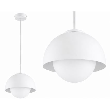 BRILAGI - Viseča svetilka na kabelu COSMO 1xE27/60W/230V, premer 18 cm, bela