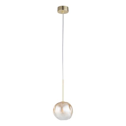 BRILAGI - Viseča svetilka na kabelu VULCANO 1xG9/8W/230V Ø 15 cm, zlata/dimno-bež