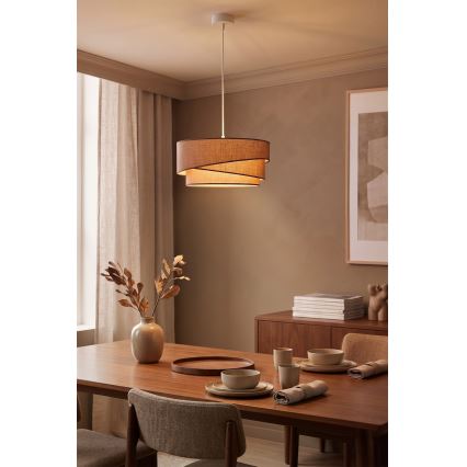 Brilagi - Viseča svetilka na kablu ARROW 1xE27/60W/230V, premer 45 cm, rjava